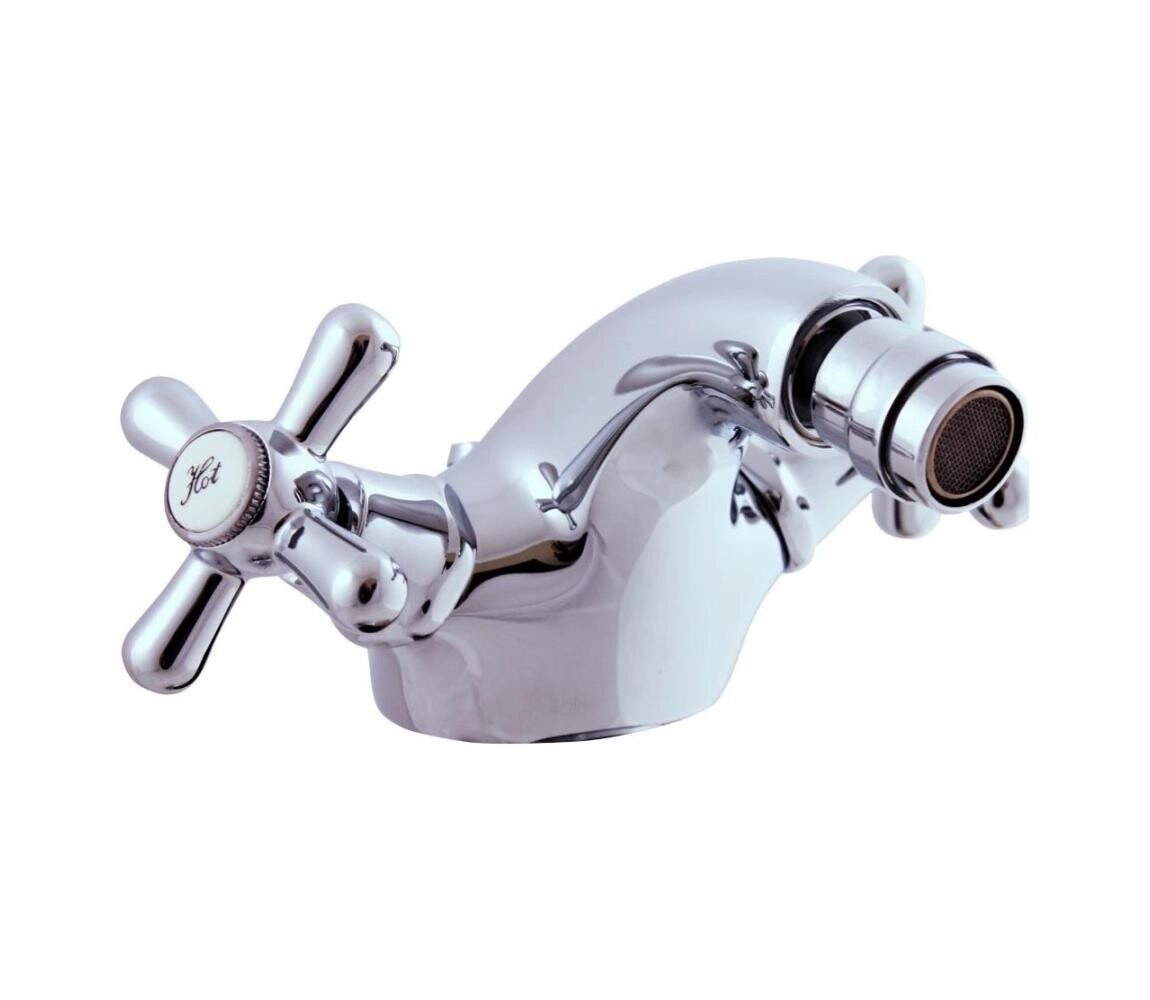 RAV Slezák MK145.0 - Bidetová baterie + výpusť MORAVA 6,5 cm lesklý chrom MK145.0