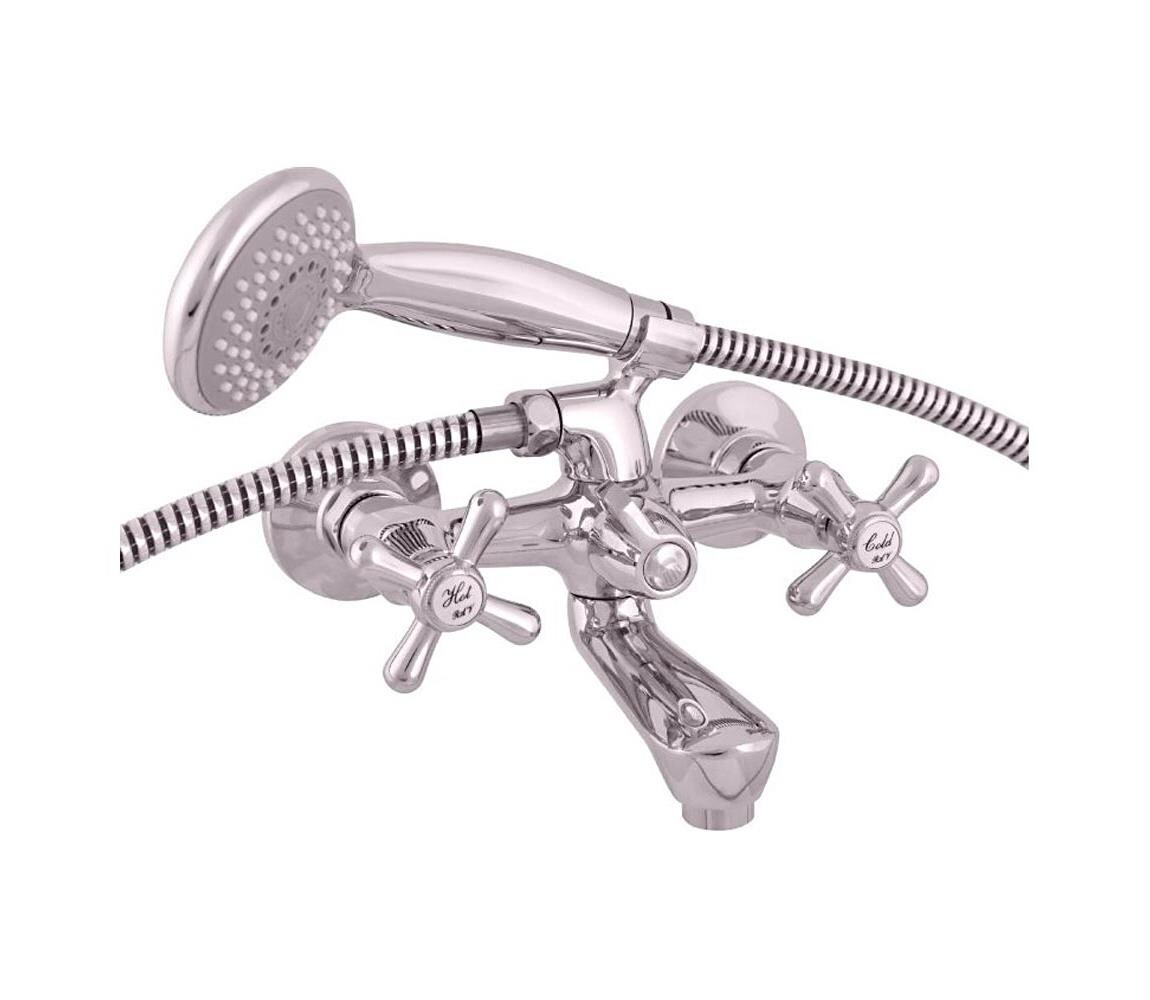 RAV Slezák MK154.5/1 - Vanová sada s baterií MORAVA lesklý chrom MK154.5/1