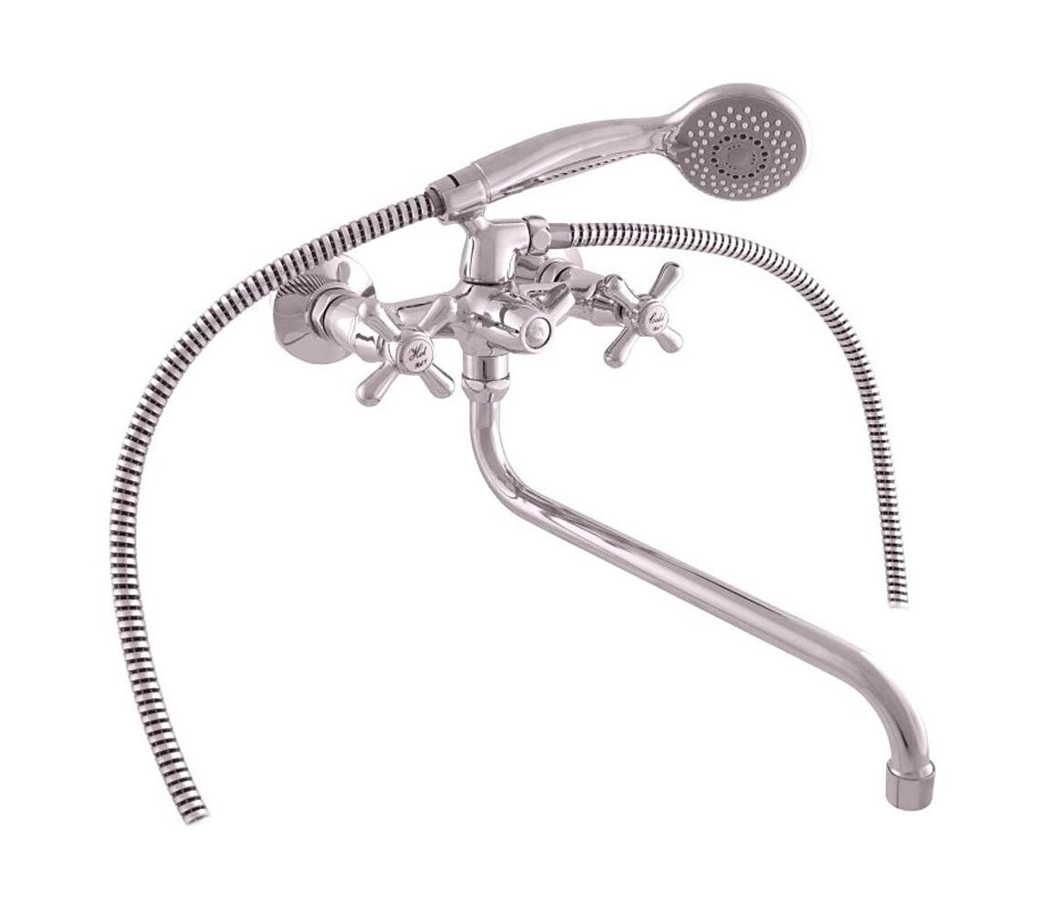 RAV Slezák MK153.5/1 - Vanová sada s baterií MORAVA lesklý chrom MK153.5/1