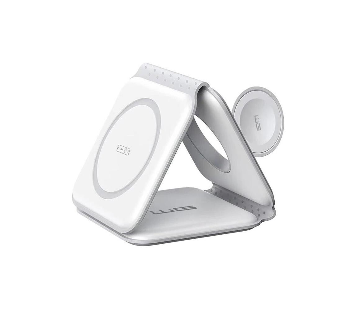 Winner Group - Bezdrátová skládací nabíječka 3v1 MAXFLEX 22,5W bílá WINBEZNAWG42