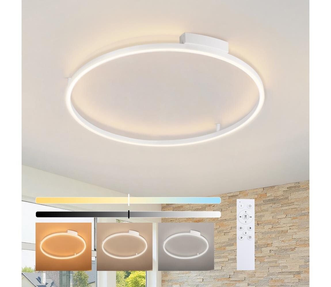 Brilagi - LED Stmívatelné svítidlo PORTOFINO LED/60W/230V pr. 80 cm bílá + DO BRI520