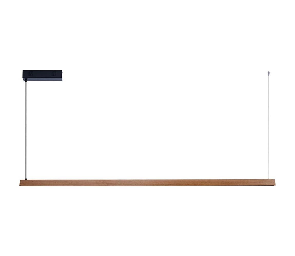 NEO 07305L - LED Stm lustr na lanku MADEIRA 44W/230V Wi-Fi Tuya 202 cm dub 07305L