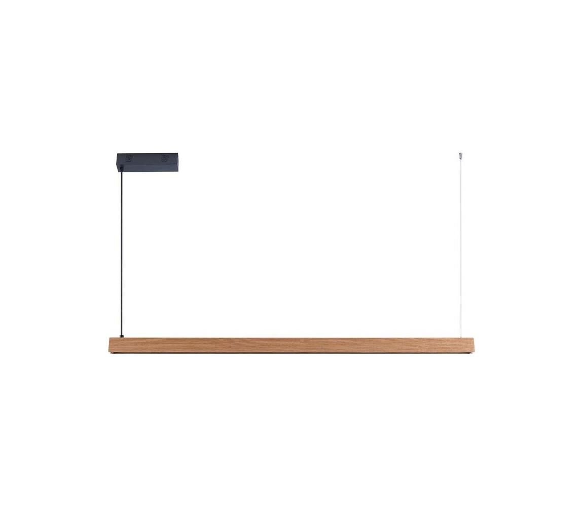 NEO 07303L - LED Stm lustr na lanku MADEIRA 26W/230V Wi-Fi Tuya 122 cm dub 07303L