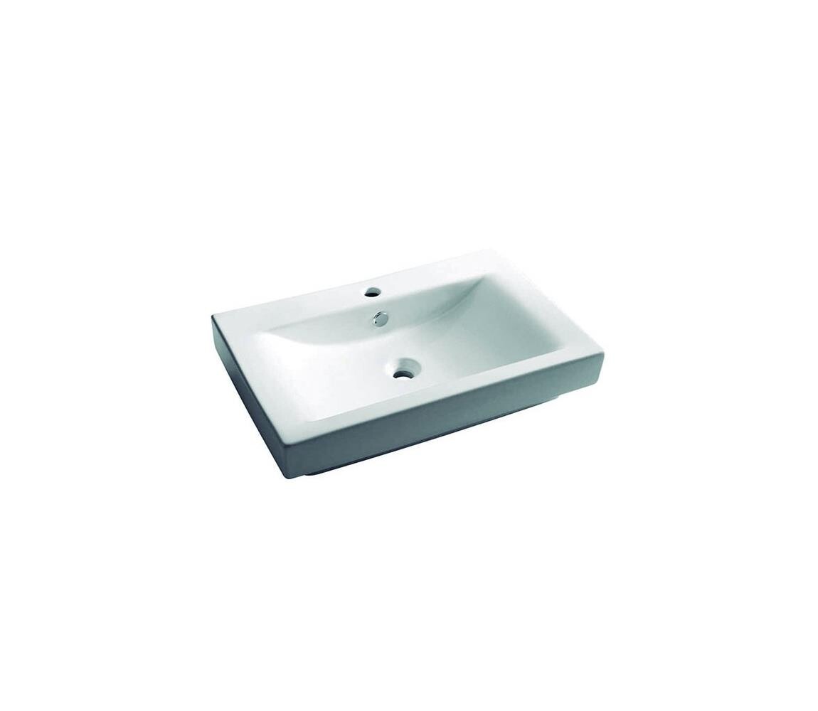 Bathco 0023 - Zápustné umyvadlo MANCHESTER 70x45 cm porcelán/bílá 0023
