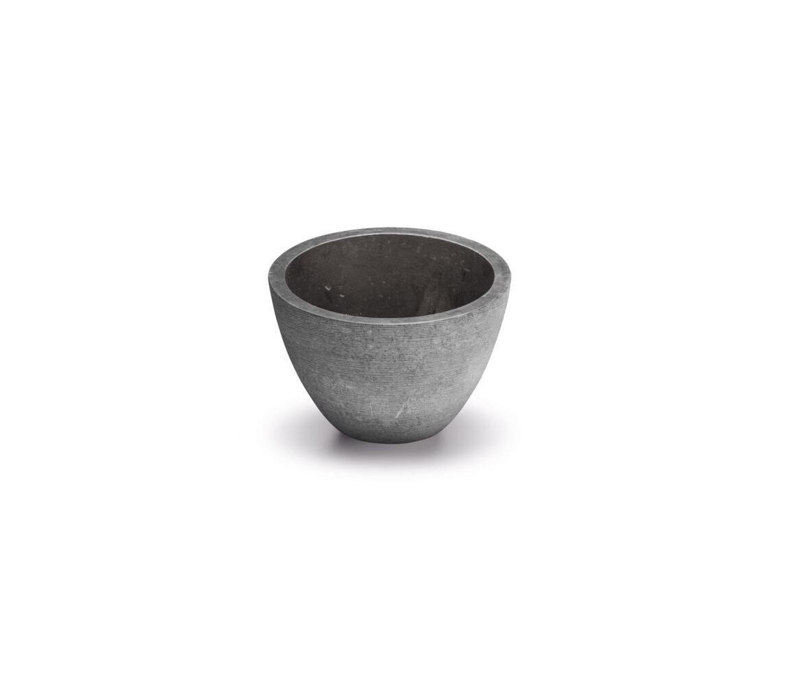 Bathco 00374 - Umyvadlo na desku MIRAGE pr. 40 cm kámen/šedá 00374