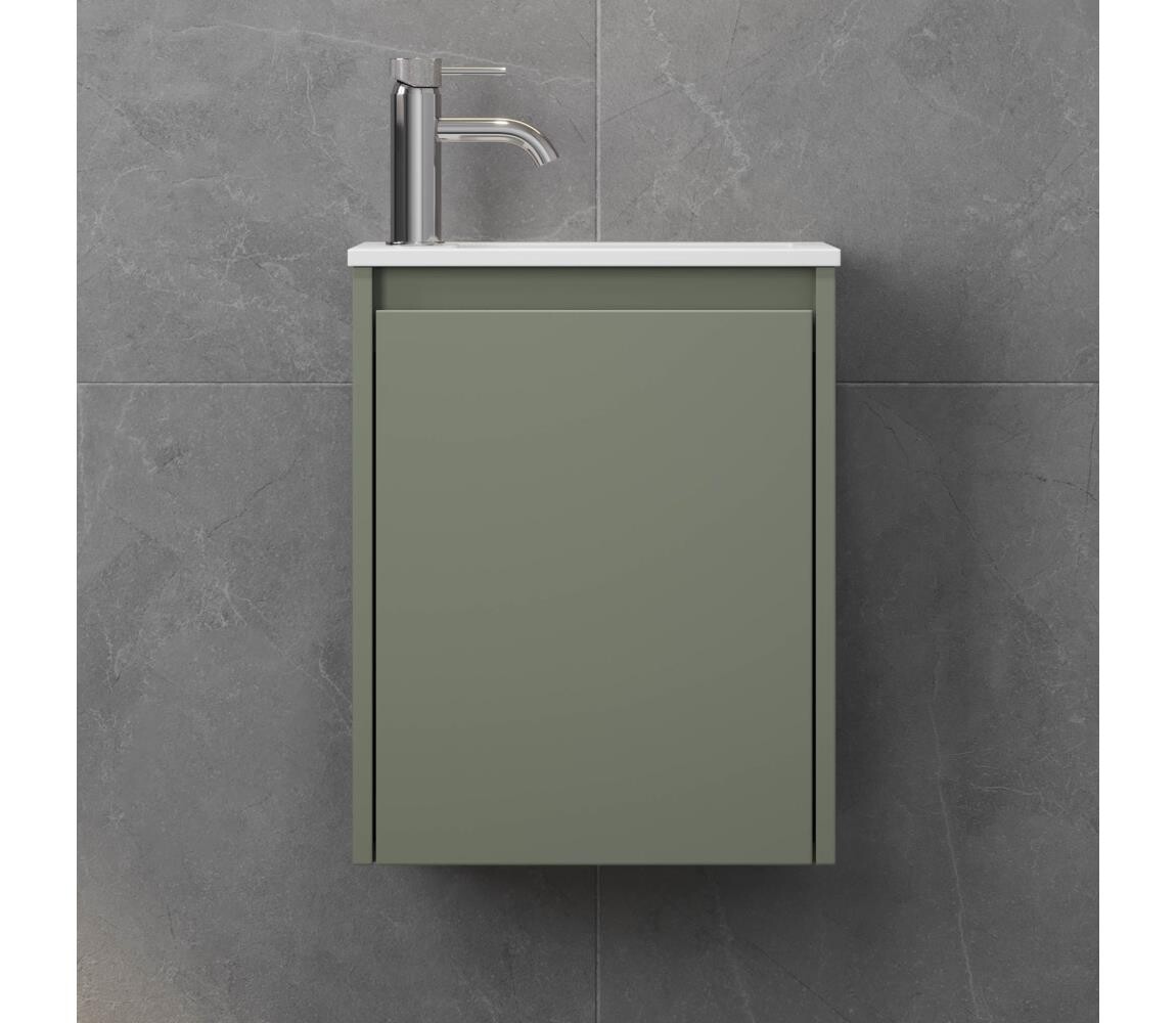 BATH DELUXE Koupelnová skříňka s umyvadlem COMO 40 cm zelená 09-040-11-88-02