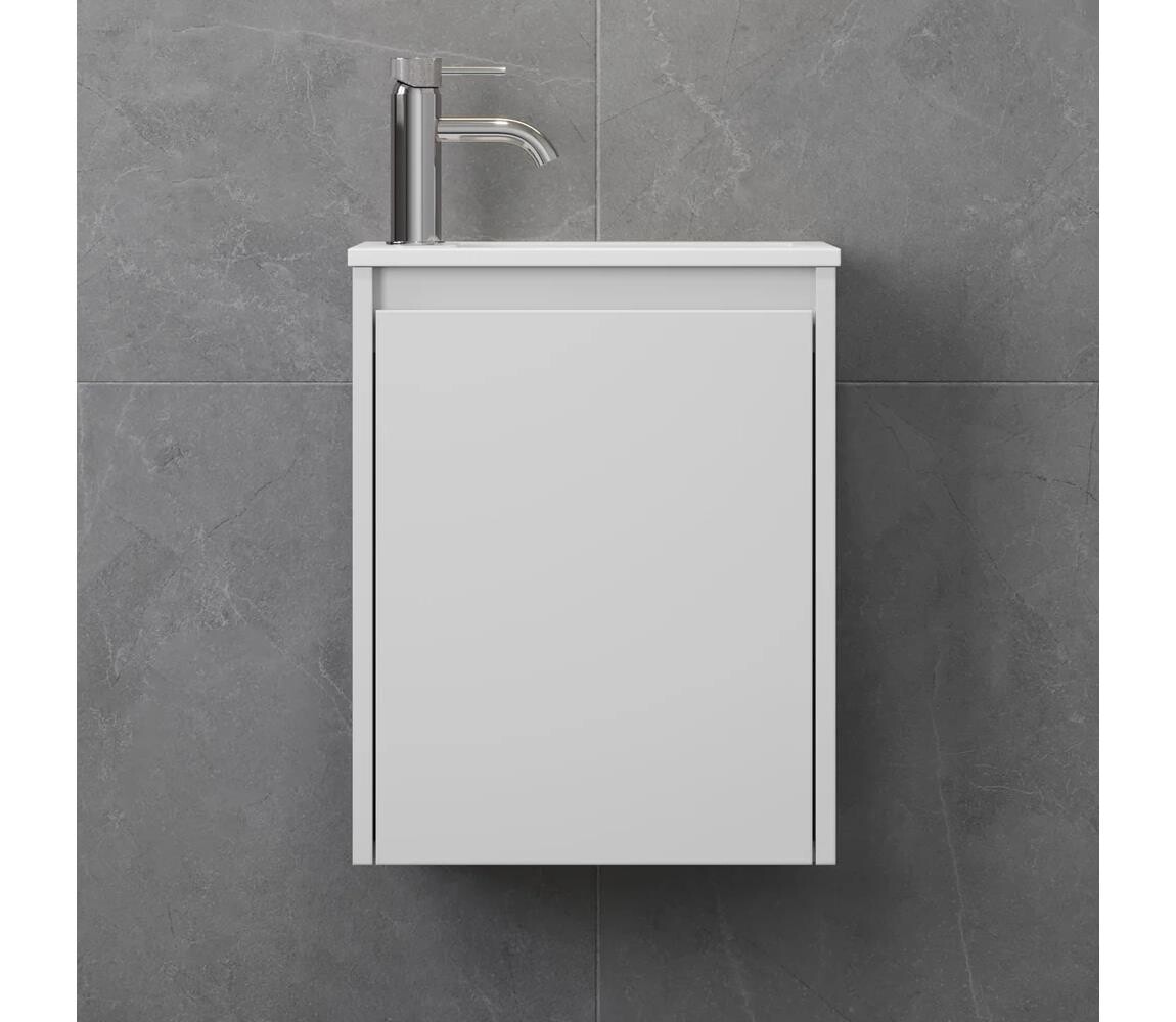 BATH DELUXE Koupelnová skříňka s umyvadlem COMO 40 cm matná bílá 09-040-11-01-02