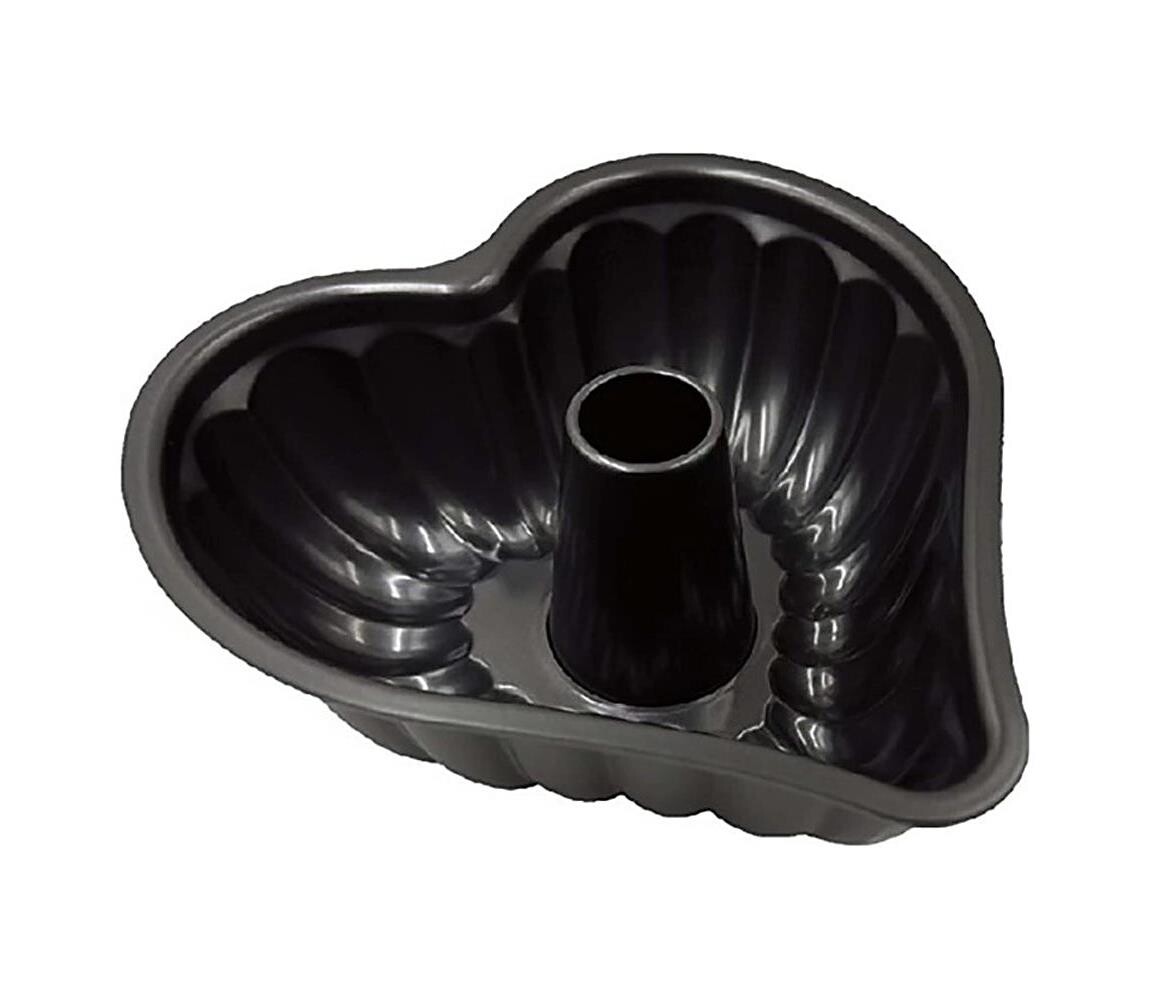 UTC Forma na bábovku TORO srdce/černá 390168