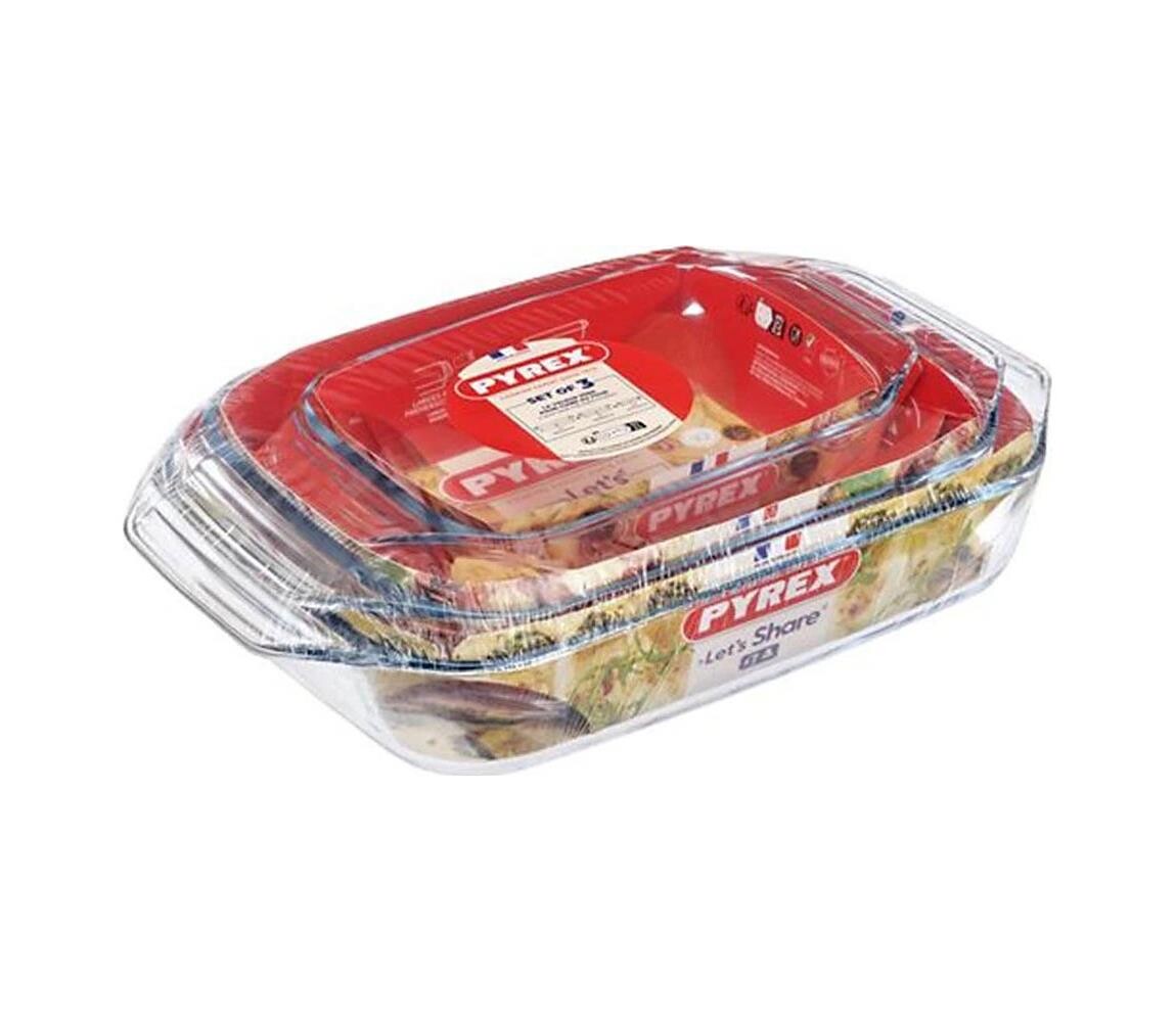 UTC SADA 3x Pekáč PYREX 1,4/3/4 l 913S602/8043