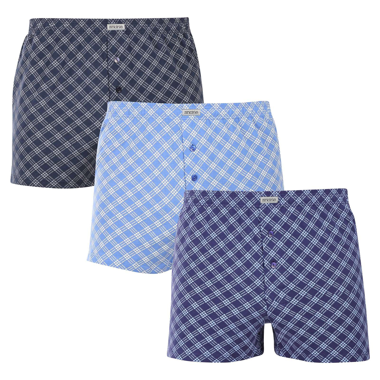 3PACK pánské trenky Andrie vícebarevné (PS 5918) XL, trenýrky