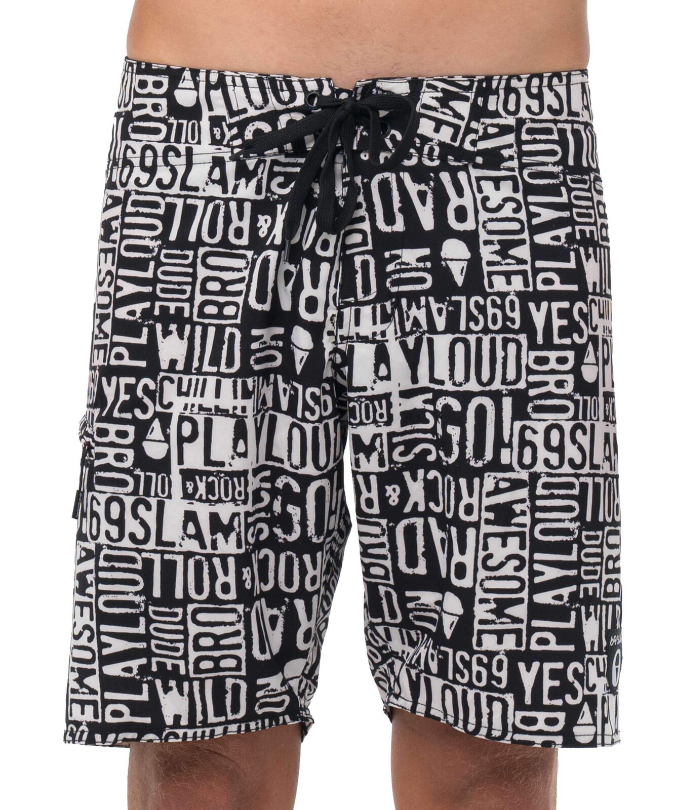 Pánské kraťasy 69SLAM EMO BLACK (SSNEMS-PM) 30