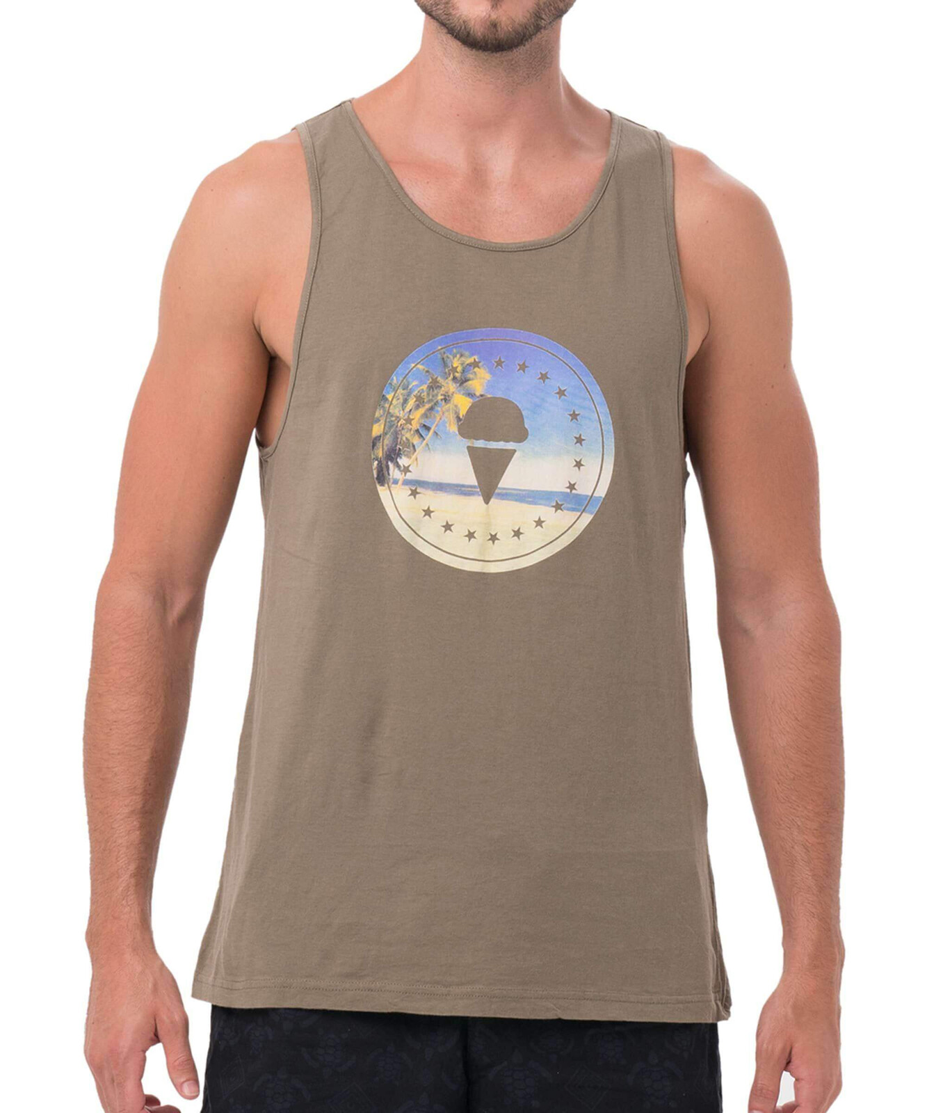 Pánské tílko 69SLAM GILI ISLE KHAKI (MSRGIL-KH) L