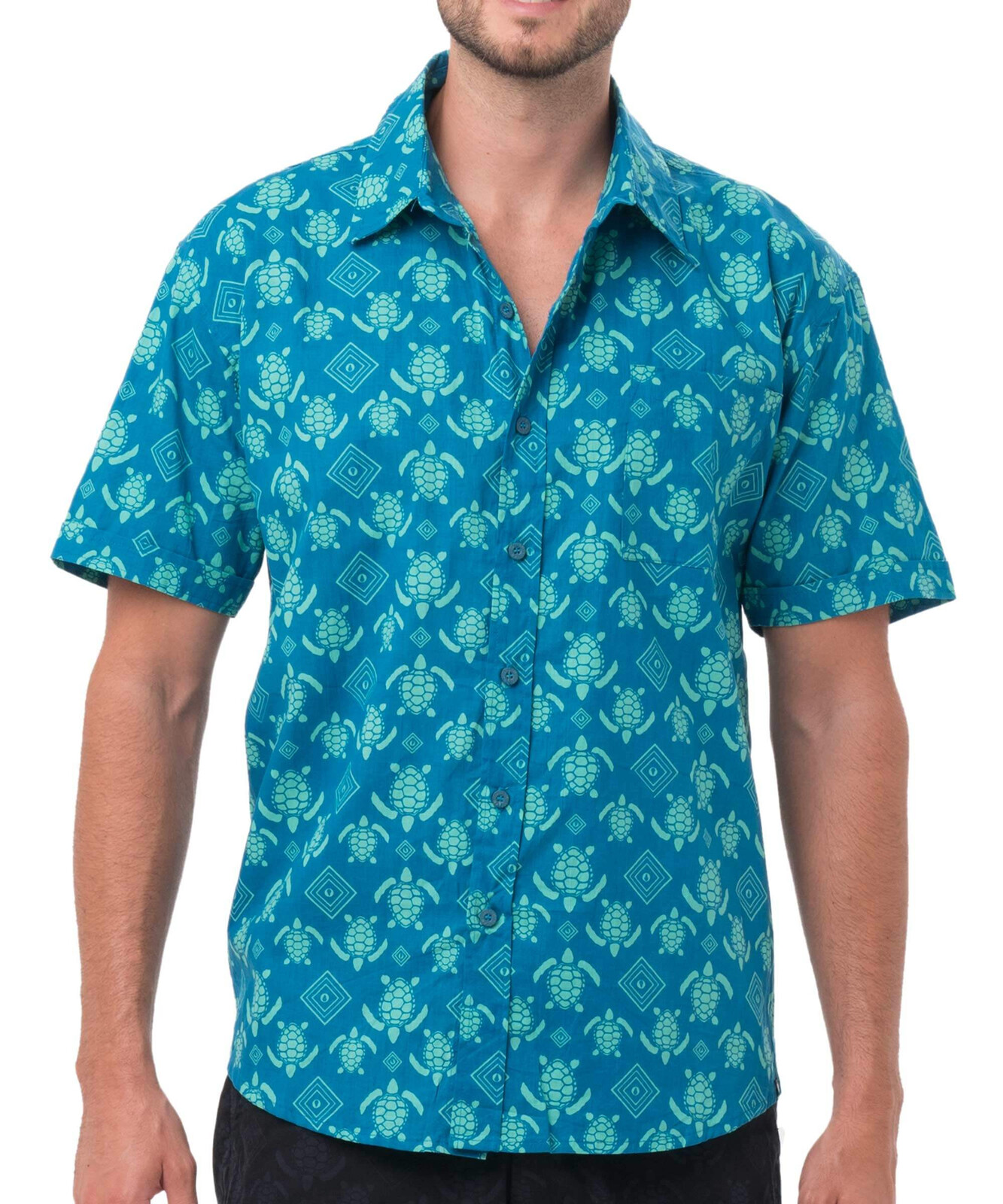 Pánská košile 69SLAM SLAM TURTLE (MSHTRT-BL) S