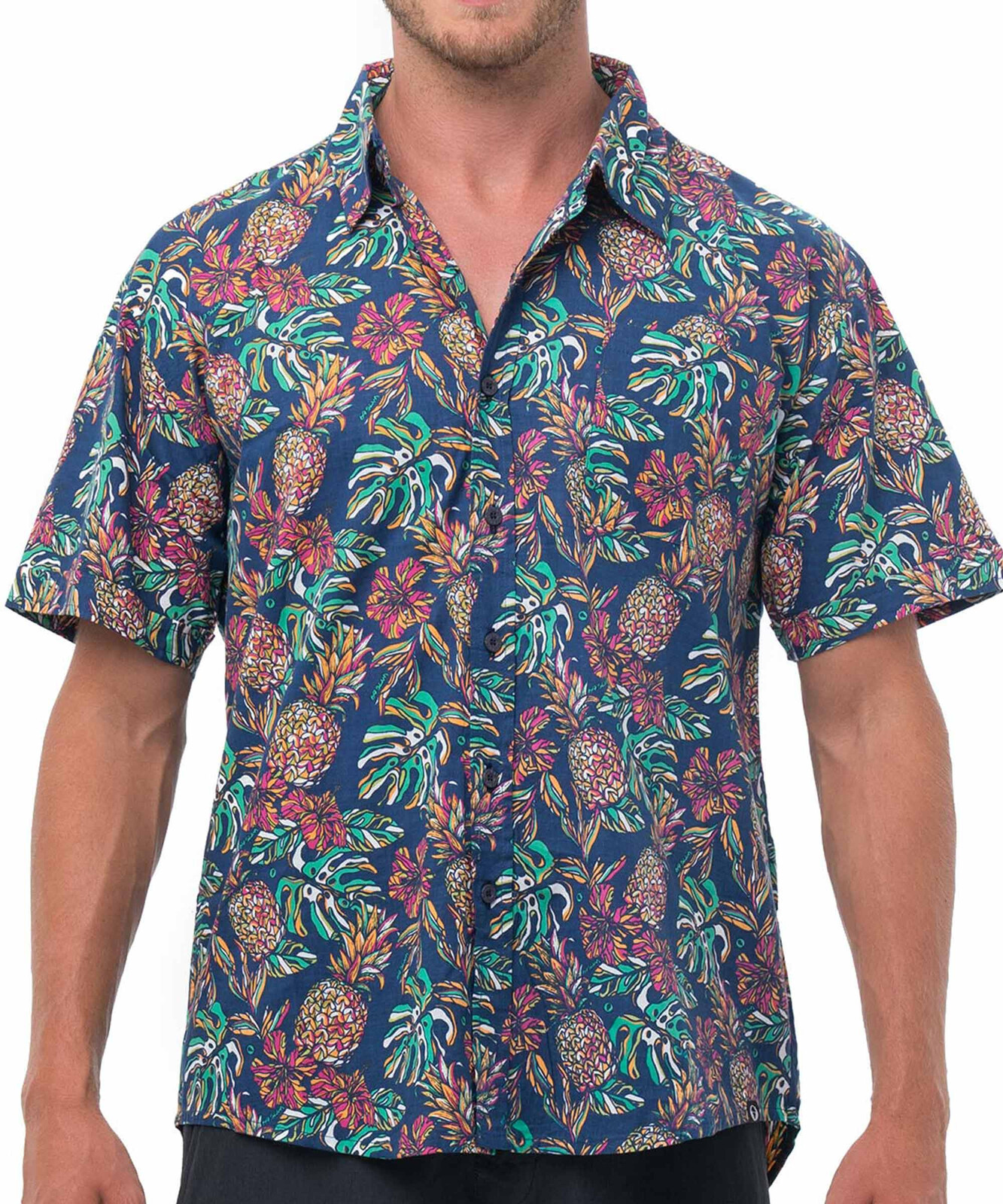 Pánská košile 69SLAM PANAMA SHORT (MSHPNM-BL) S