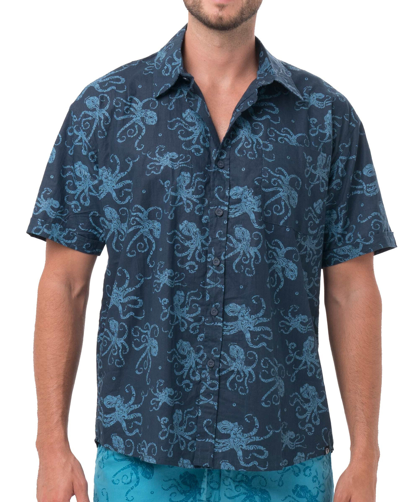 Pánská košile 69SLAM ETNIC OCTO (MSHOCT-NV) S