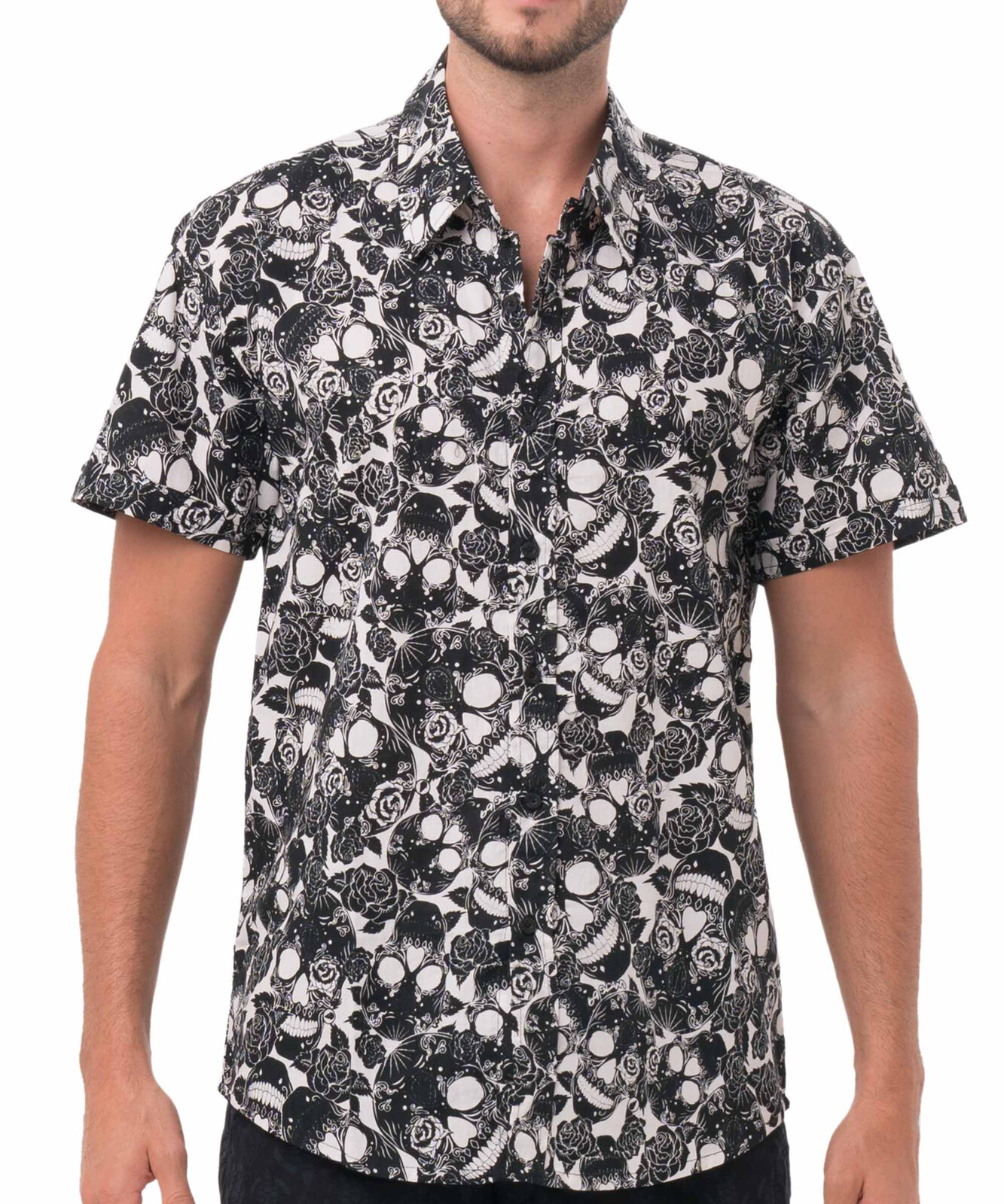 Pánská košile 69SLAM SUGAR CRENE (MFHSCN-BW) M