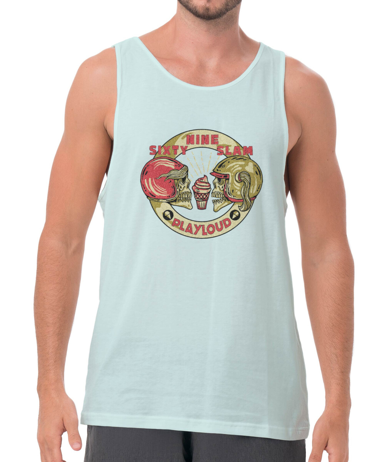 Pánské tílko 69SLAM CREAM IDEA (MSNCEA-MG) L