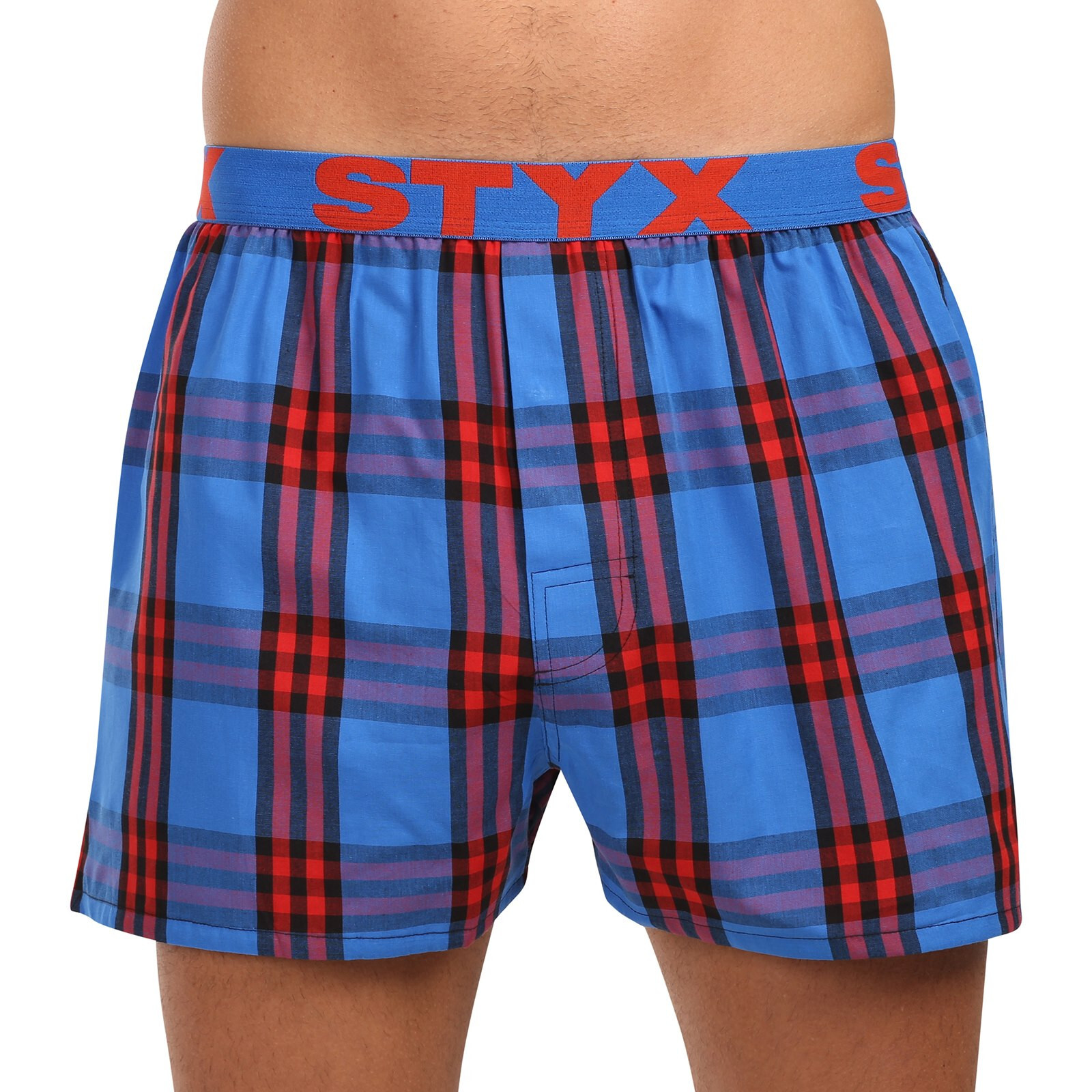 Pánské trenky Styx sportovní guma vícebarevné (B0102) XL, trenýrky