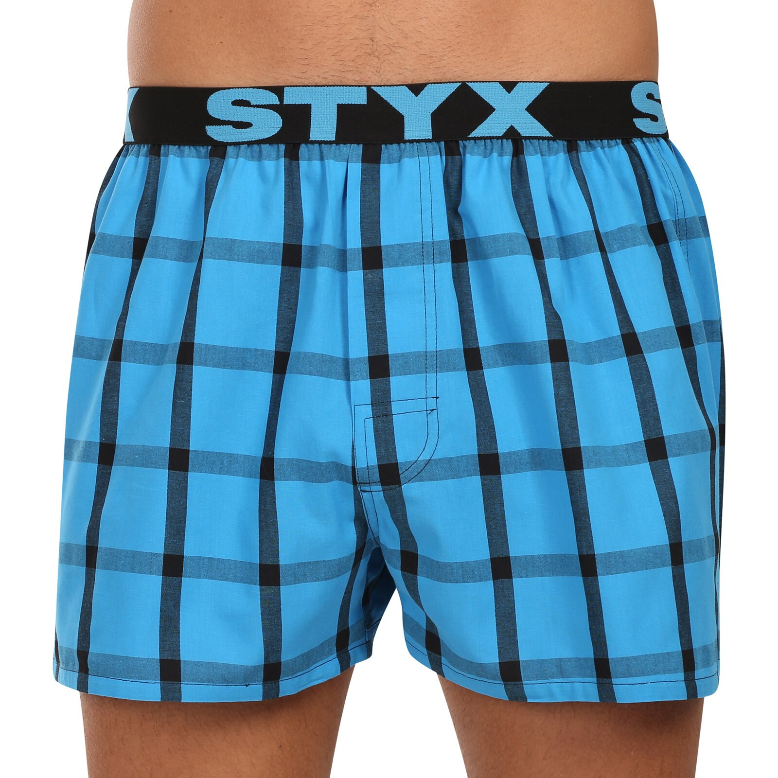 Pánské trenky Styx sportovní guma vícebarevné (B0101) XL, trenýrky