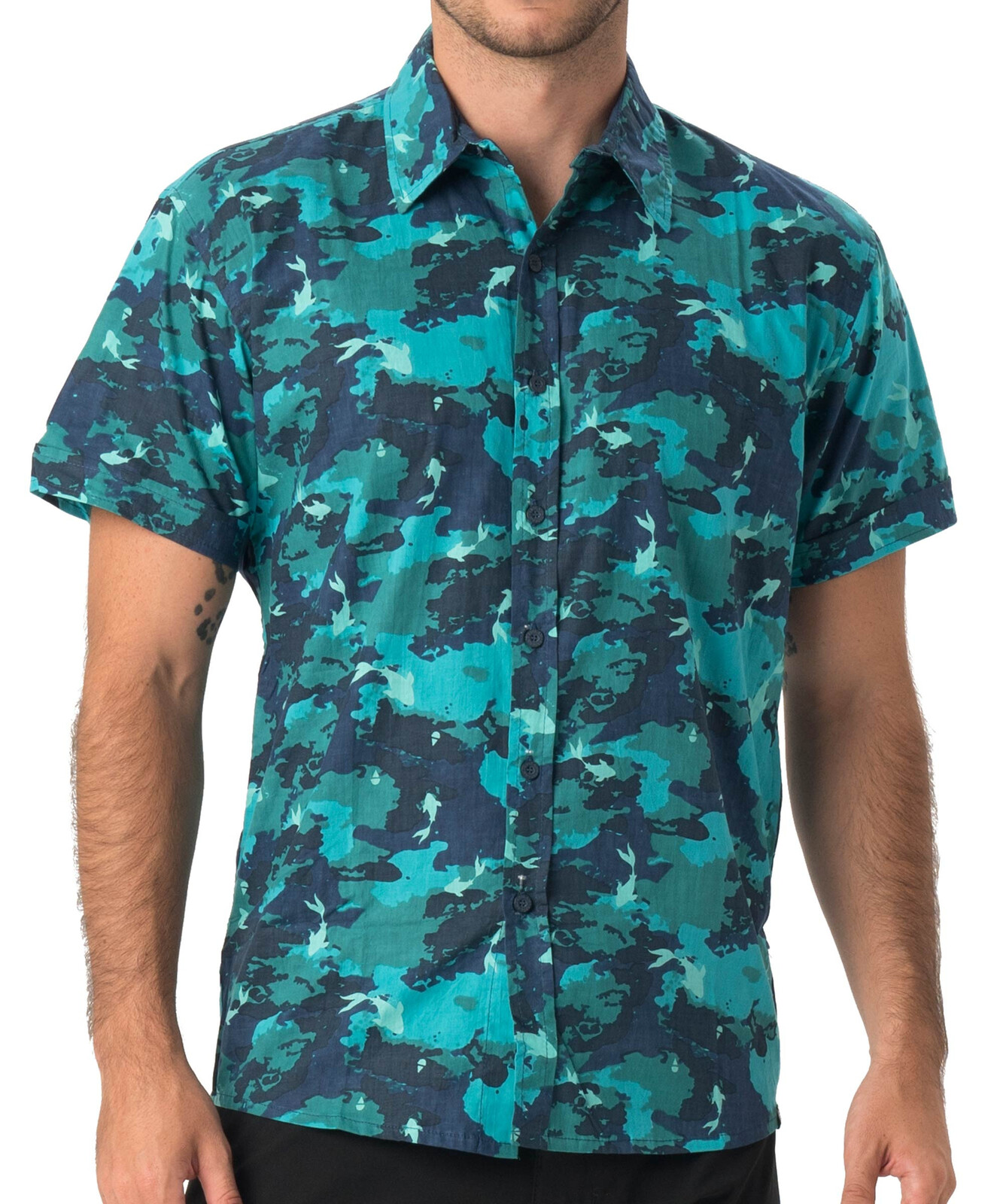 Pánská košile 69SLAM CAMOKOY DARK (MFHCMD-BL) M