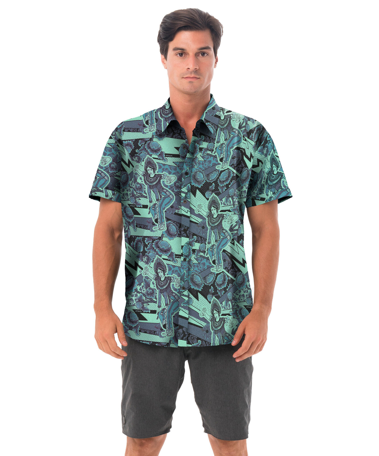 Pánská košile 69SLAM BALI PENDET (MFHBET-MG) L