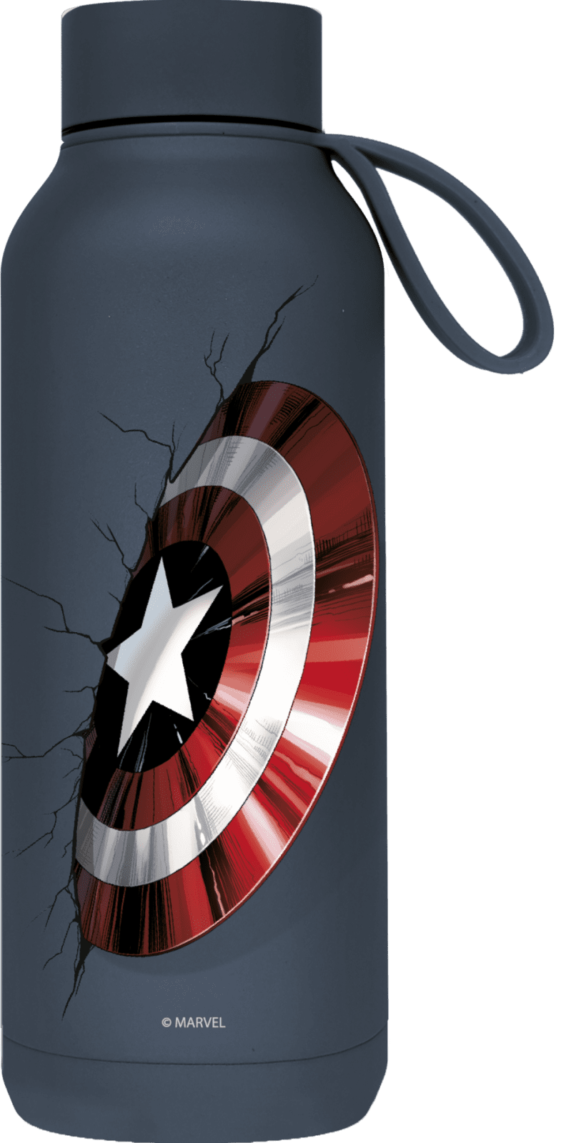 Nerezová termoláhev s poutkem Solid, 510ml, Quokka, Captain America