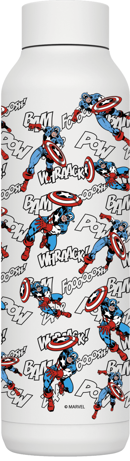 Nerezová termoláhev Solid, 630ml, Quokka, Captain America