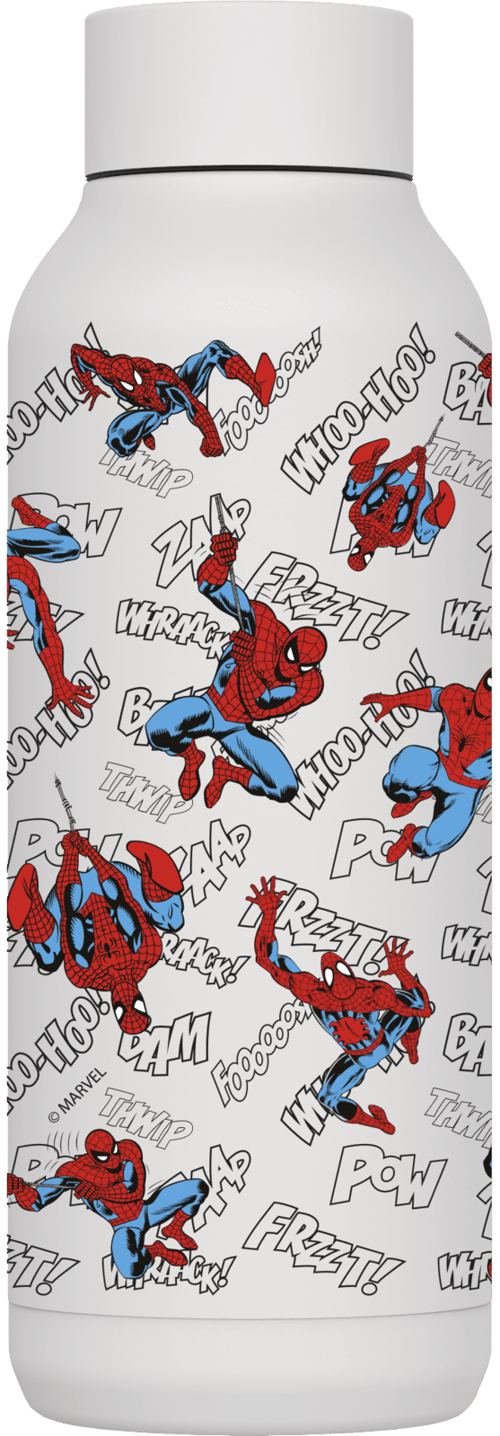 Nerezová termoláhev Solid, 510ml, Quokka, Spiderman