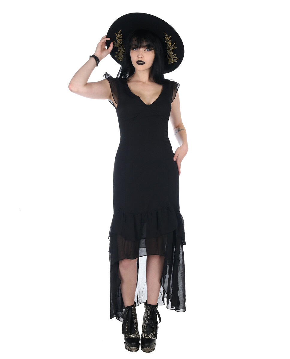 šaty dámské KILLSTAR - Misty Hollow - Black XS