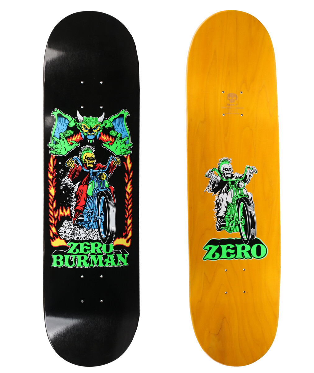skateboard Burman Hell Ride - ZERO 8.250