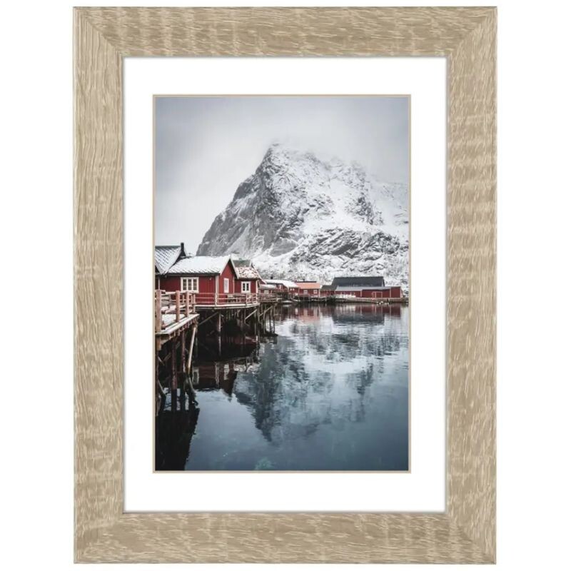HAMA OSLO  rám15x20 s paspartou 10x15,  dub
