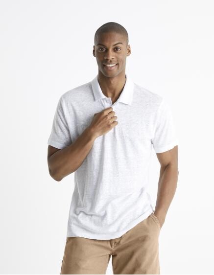 Lněné polo tričko Bepolin