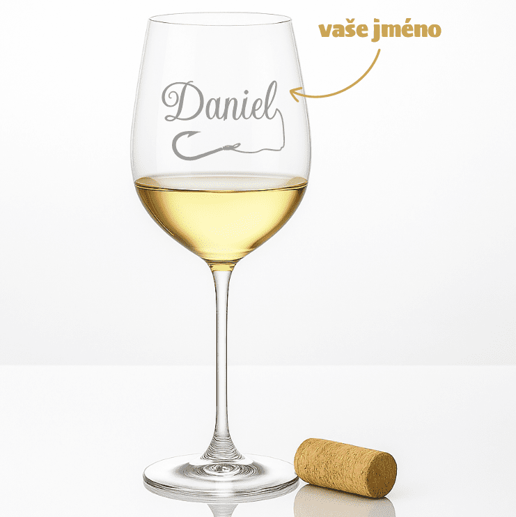 Dekorant Sklenice na bílé víno pro rybáře Uria 480 ml 1KS