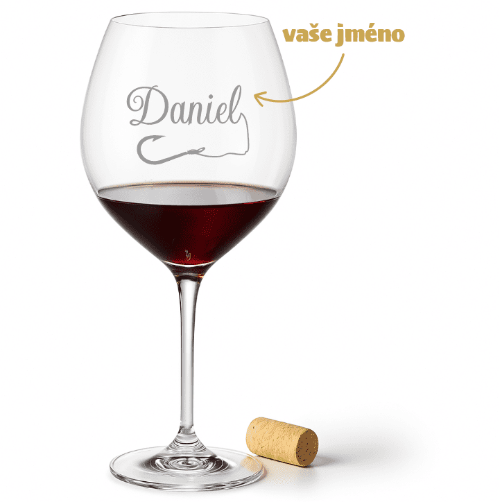 Dekorant Sklenice na červené víno pro rybáře Uria 750 ml 1KS