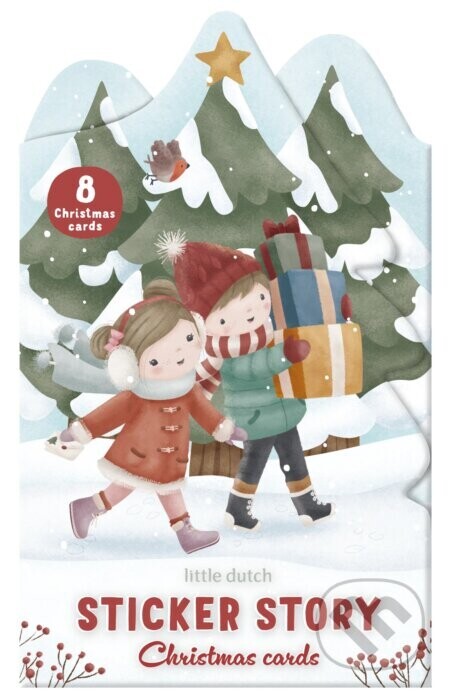 Sada so samolepkami Vianočné prianie - Little Dutch