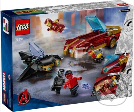 LEGO® Marvel 76310 Iron Manovo auto a Black Panther vs. Red Hulk - LEGO