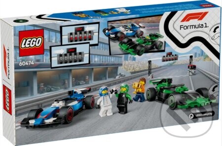 LEGO 60474 F1® Grid s pretekárskymi autami VCARB a Sauber - LEGO