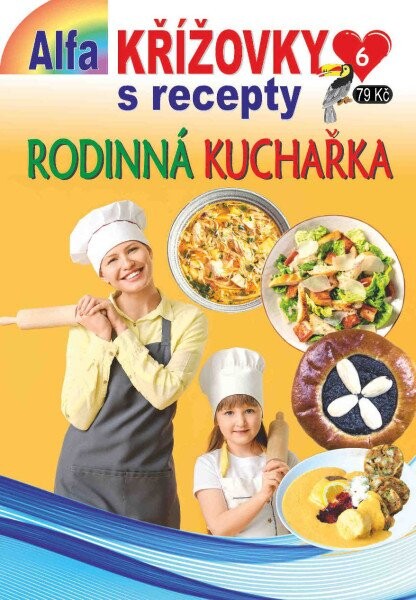 Křížovky s recepty 6/2025 - Rodinná kuchařka | Neuveden