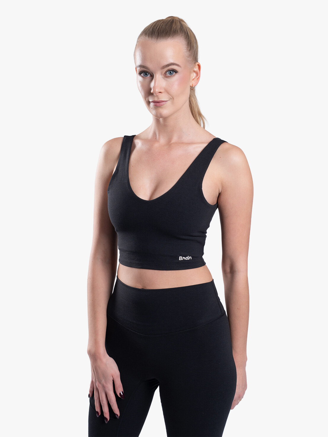 BrainMax Brain dámská sportovní podprsenka, černá Velikost: XL
