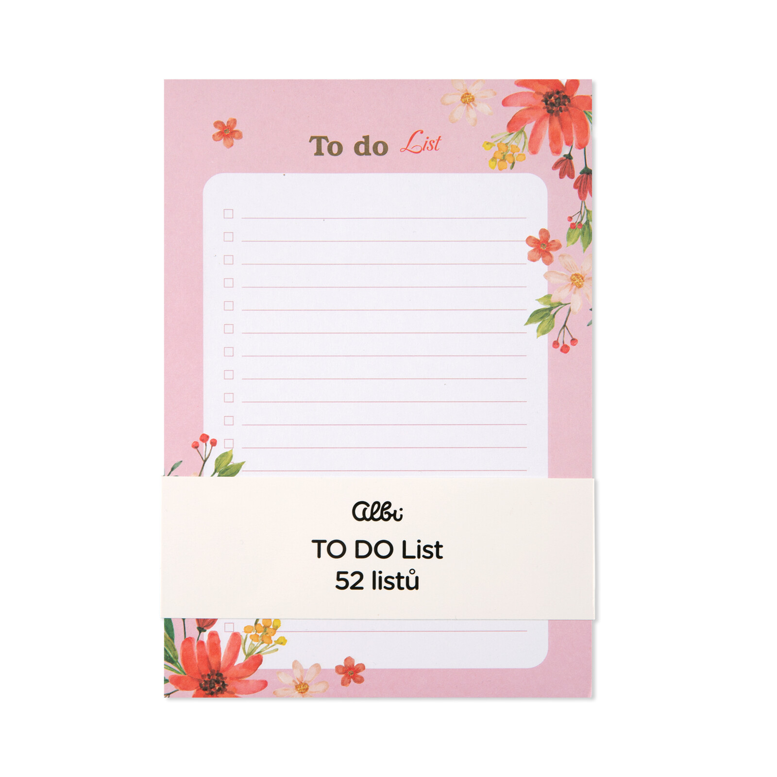 Zelený TO DO list Albi