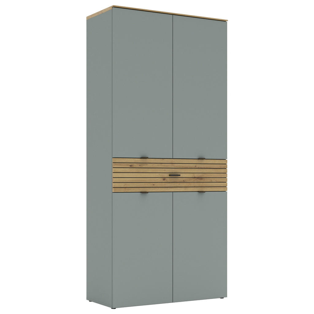 Voleo BOTNÍK, zelená, dub artisan, 90/196/41 cm