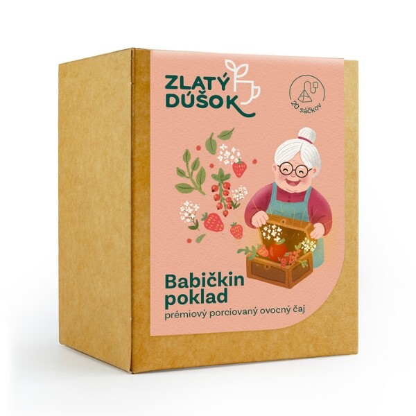 Porcovaný čaj Zlatý Doušek – Babiččin poklad 80g