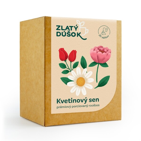 Porcovaný čaj Zlatý Doušek – Květinový sen 45 g