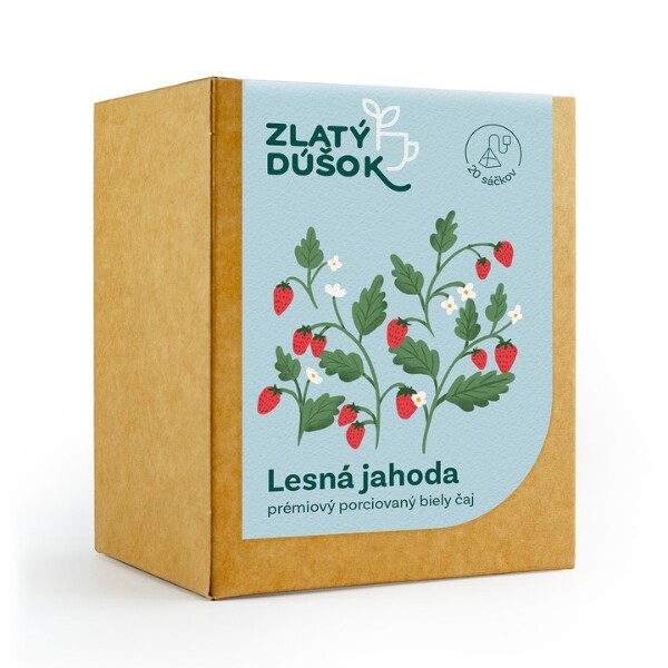 Porcovaný čaj Zlatý Doušek – Lesní jahoda 45 g