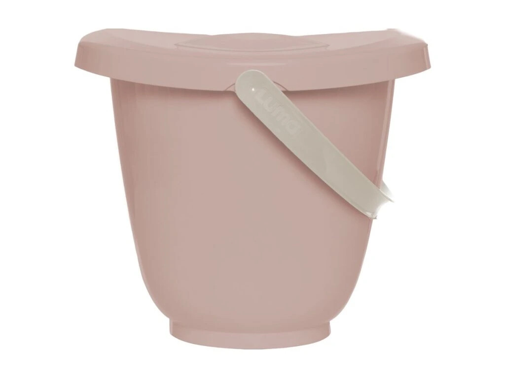 LUMA Kyblík na pleny s víkem Blush Pink