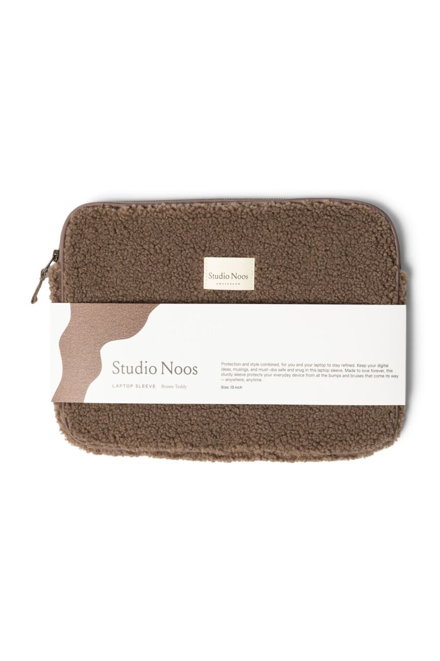 STUDIO NOOS Teddy Obal na Laptop 13 Inch l Brown