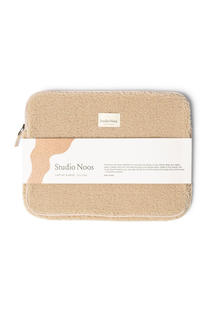 STUDIO NOOS Teddy Obal na Laptop 15 Inch l Ecru
