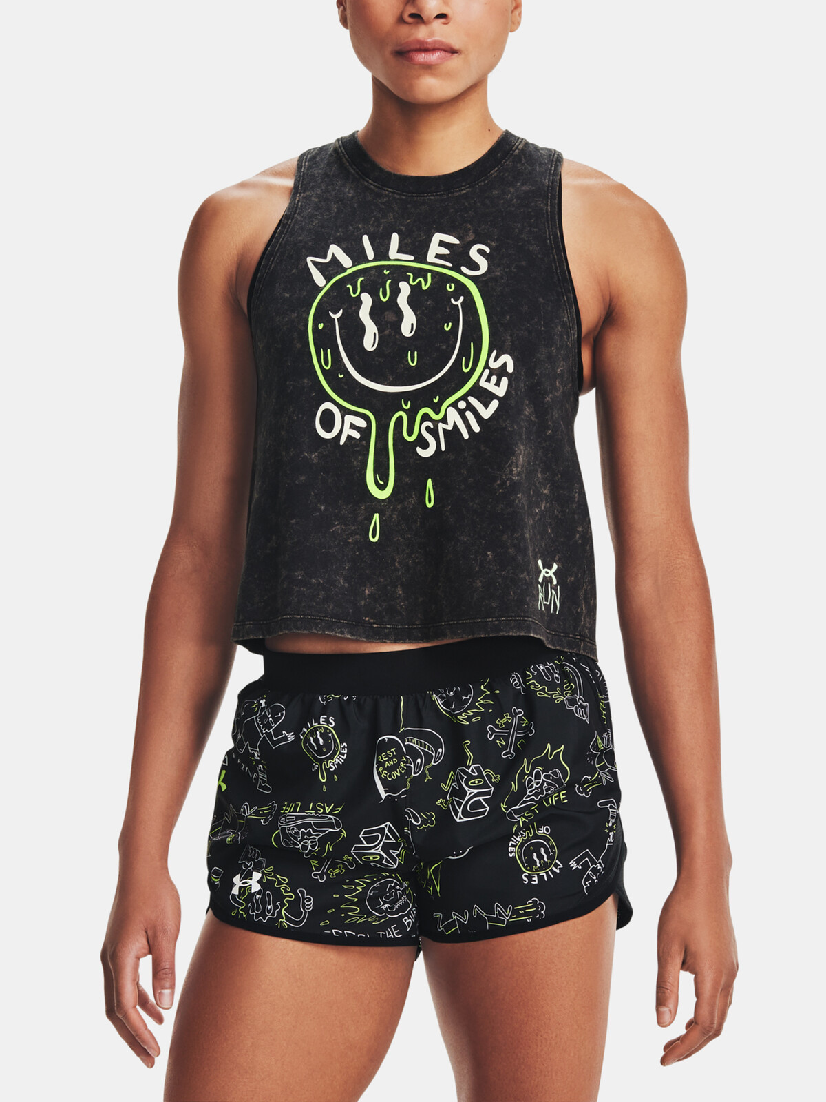 Under Armour Tílko UA Run Ur Face Off Tank-BLK - Dámské