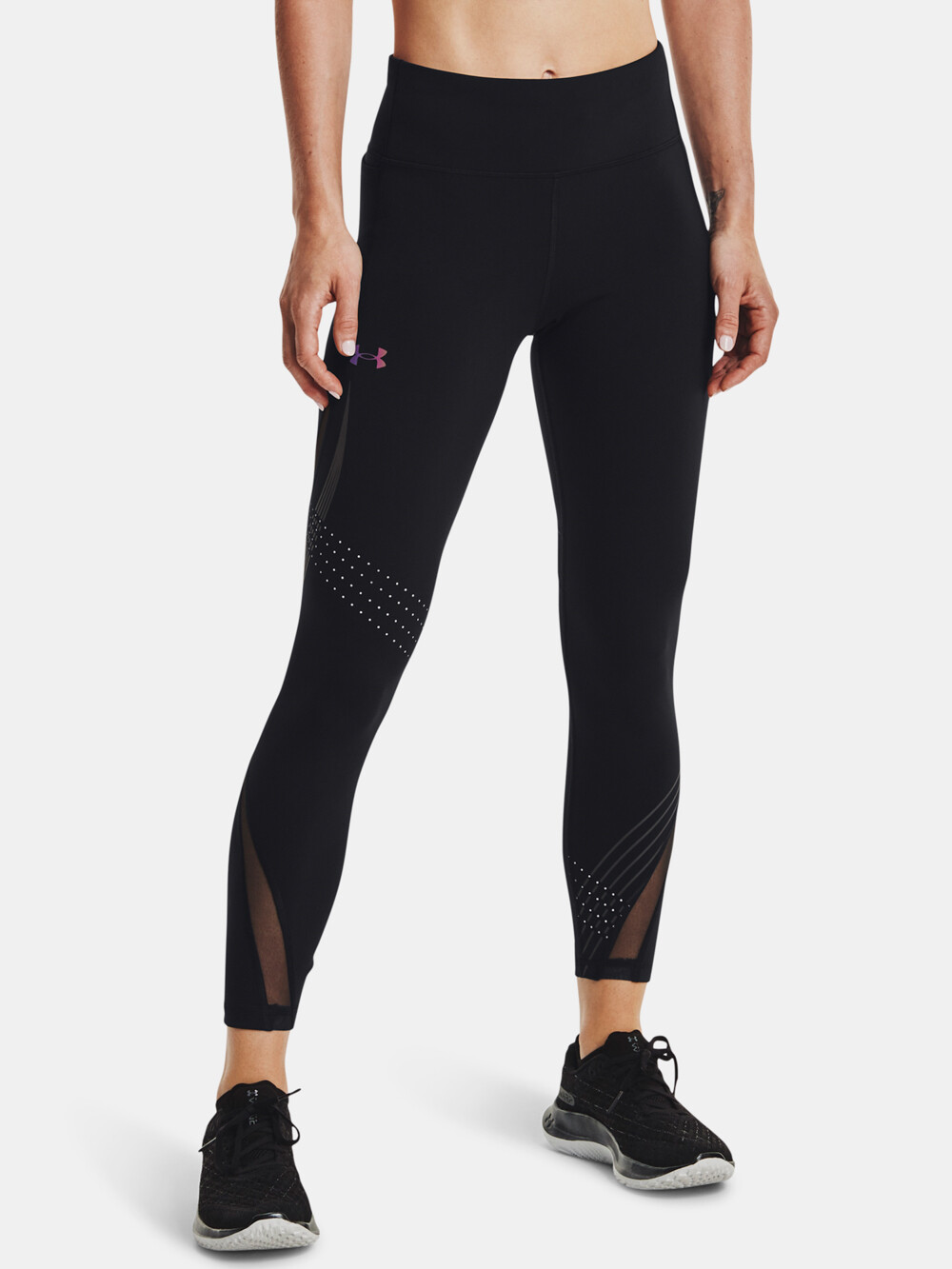 Under Armour Legíny UA RUSH Stamina Ankle Tight-BLK - Dámské