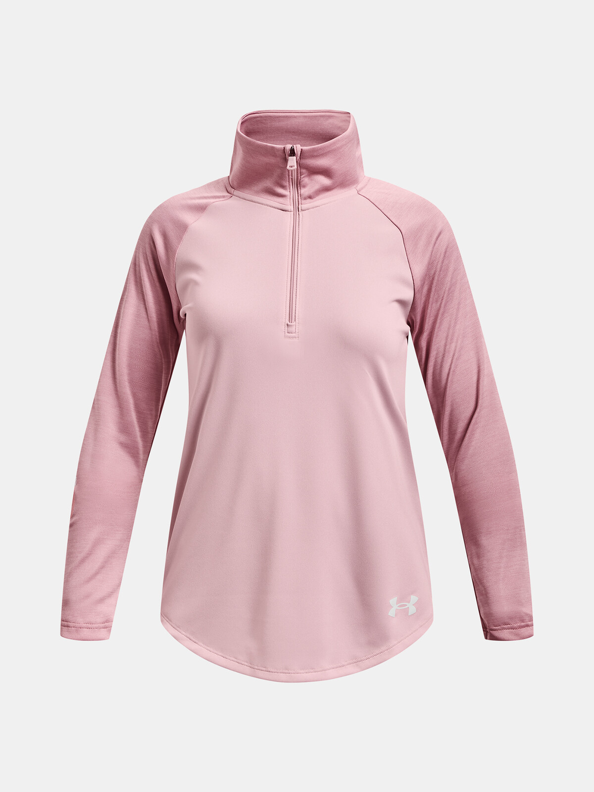 Under Armour Tričko Tech Graphic Half Zip-PNK - Holky